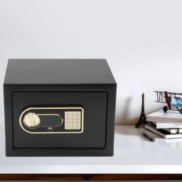 22L Digital Safe Box, Safe Fireproof W/Fireproof Waterproof Wallet,Password Safety Household Home Safes Security Cabinet