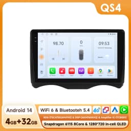 9" Hizpo 2Din Android14 Car Radio for Citroen C2 C3 2002 - 2006 Auto CarPlay 4G BT SWC GPS RDS DSP Snapdragon 6115 360°CAM
