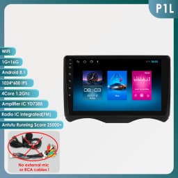 9" Hizpo 2Din Android14 Car Radio for Citroen C2 C3 2002 - 2006 Auto CarPlay 4G BT SWC GPS RDS DSP Snapdragon 6115 360°CAM