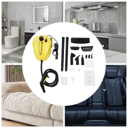 2000 W All-in-One Household Steam Cleaning System 1.8 L High-Pressure Multi-Surface Steam Sanitization Kit with 9.84 ft Cord