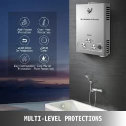 SIHAO LPG liquefied petroleum gas water heater 6L 8L 10L 12L 16L 18L liquefied petroleum gas propane butane water heater