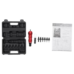M3-M10 Drill-Compatible Rivet Nut Attachment Home Rivet Nut Gun Converter Kit Cordless Electric Riveting Tool with Carrying Case