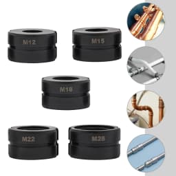 Pipe Crimping Pipes Press Jaws with 5pcs M Molds for Crimping Copper Tubes M12-M28