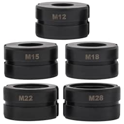 Pipe Crimping Pipes Press Jaws with 5pcs M Molds for Crimping Copper Tubes M12-M28