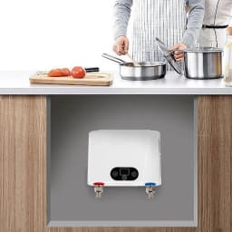 5500W 220V Electric Hot Water Boiler Tankless Mini Hot Water Boiler With LED Temperature Display Dry Head Protection