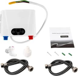 5500W 220V Electric Hot Water Boiler Tankless Mini Hot Water Boiler With LED Temperature Display Dry Head Protection