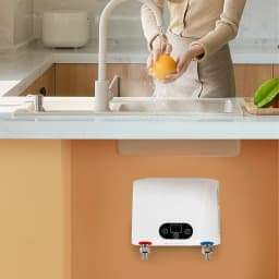 5500W 220V Electric Hot Water Boiler Tankless Mini Hot Water Boiler With LED Temperature Display Dry Head Protection