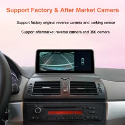Bonroad Qualcomm 4+64GB/8+128GB Android 14 Car Video Players with GPS Navigation for BMW X3 E83 2003–2011, Featuring Factory‑Installed Screen and CarPlay
