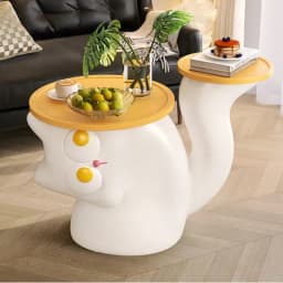 Cute Little Cat Floor To Ceiling Decoration Living Room Sofa Home Decoration Creative Cartoon Coffee Table Side Table Furniture