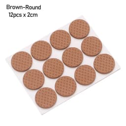 6/9/12Pcs Self Adhesive Furniture Leg Foot Mat Felt Pads Non-slip Mat Bumper Cushion For Chair Table Protector Hardware