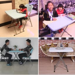 Folding small table Simple dining table 76X portable liftable writing desk Dormitory long table learning computer desk
