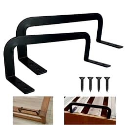 2pcs Bed Mattress Non-Slip Brackets Prevent Mattress Sliding Holder Frame Retainers Bar Sliding Stopper Tool For Asjustables Bed