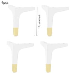 4pcs 10cm Metal Furniture Foot Bathroom Cabinet Sofa Bedside Tables Coffee Table Legs Furniture Part Replacement Feet