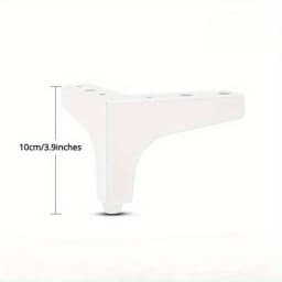 4pcs 10cm Metal Furniture Foot Bathroom Cabinet Sofa Bedside Tables Coffee Table Legs Furniture Part Replacement Feet
