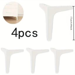 4pcs 10cm Metal Furniture Foot Bathroom Cabinet Sofa Bedside Tables Coffee Table Legs Furniture Part Replacement Feet