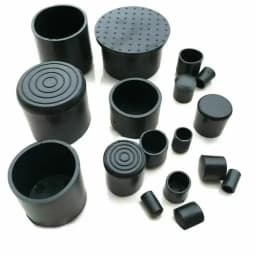 12PCS 12mm-63mm Round Shape PVC Rubber Covers Furniture Foot Table Chair Leg End Cap Cover Tip Protectors Black