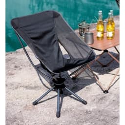 Swivel Detachable Chairs Camping Folding Chair Outdoor Backpacking Lightweight Seat with Carry Bag for Fishing Hiking