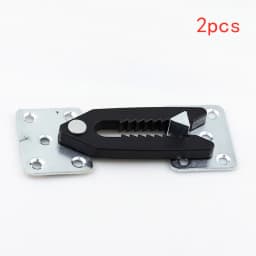 2pcs Furniture Hinge Sofa Connector Hasp Alligator Clip Joint Snap Link Sectional Sofa Connection Fastener Metal Accessories