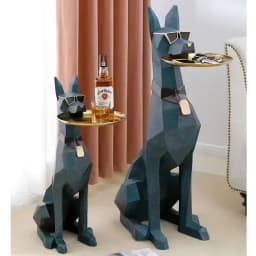 HotLarge, Creative, Floor-to-ceiling, Gentleman Dog, Ornament Light Luxury Living Room Decoration TV Cabinet, Home, Tray, New Ho