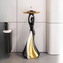 Creative Figure Sculpture Side Table Art Abstract Sofa Side Table Luxury Living Room Porch Decor Corner Table Designer Furniture