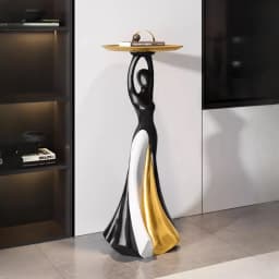 Creative Figure Sculpture Side Table Art Abstract Sofa Side Table Luxury Living Room Porch Decor Corner Table Designer Furniture