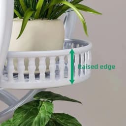 Floor Standing Mobile Plant Rack with Wheels Epipremnum Pot Stand Iron Multi-Layer Balcony Flower Shelf Storage Organizer