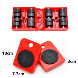 Heavy Furniture Casters Moves Furniture Tool Transport Shifter Moving Wheel Slider Remover Furniture Mover Lifting Roller Wheel