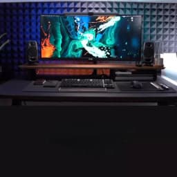 Premium Black Walnut Wood Monitor Stand Office Riser for Computer Screen Extra Long Laptop Rack Desktop Management Storage Shelf