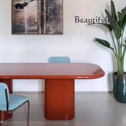 Light luxury living room desk minimalist dining table negotiation studio office desk designer style high sense