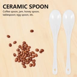 Set of 5 Ceramic Spoon Teaspoon Spoon Jam Honey