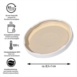 50Pcs Screw Lids to Type 82-Replacement Lids for Preserving Jars,Twist Off Lid,Preserving Lids for Jam,Preserving