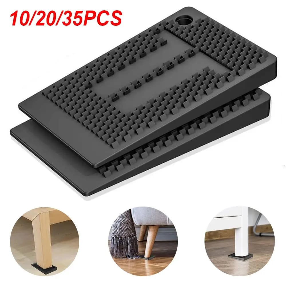 10/20/35PCS Anti Vibration Sofa Stand Non-slip Furniture Pads Table Shims Washer Stabilizer Stopper