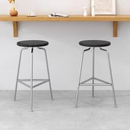 Nordic Designer Bar Chair Iron Leg Counter Stool Minimalist Reception Chair for Cafe Industrial Vintage Kitchen Island Stool