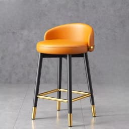 Luxury Nordic Bar Chair Elegant Counter High Design With Backrest Bar Chair Outside Taburetes Para Barra Nordic Furniture