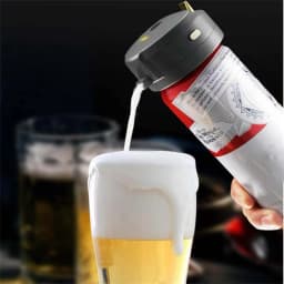 Canner Beer Foamer,Portable Canned Beer Foam Machine,Special Purpose for Canned Beer, Foam Maker,Beer Server,Washable