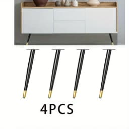 4pcs Furniture Leg Accessories Furniture Legs Metal Furniture Replacement Sofa Living Room Bedroom Table Cabinet TV Stand Feet