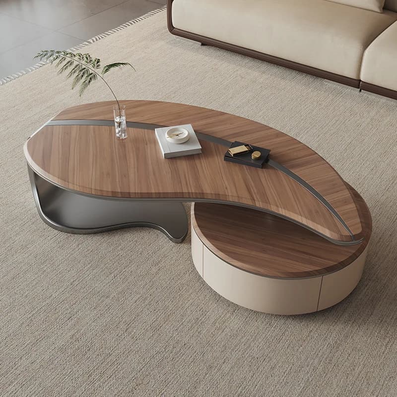 Vintage French Coffee Table Premium Elegant Unique Aesthetic Coffee Table Luxury Exquisite Table Basse Living Room Furniture