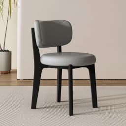 Solid Wood Living Room Simple and Modern Dining Chair Household Bedroom Backrest Chair Cream Style Office Dining Table Chair