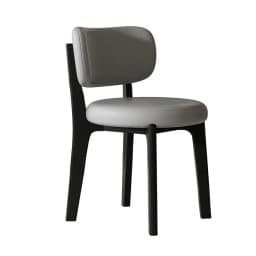 Solid Wood Living Room Simple and Modern Dining Chair Household Bedroom Backrest Chair Cream Style Office Dining Table Chair