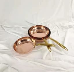 Thickened Pure Copper Pan Western Steak Frying French Copper Frying Pan
