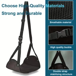 1pc/2pcs New Travel Hammock Office Hammock with Airplane and High-speed Rail Footrest Hammock Foot Stepping Travel Artifact