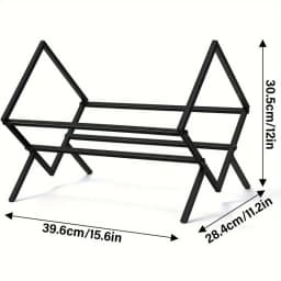 80 LPs Album Vinyl Record Storage Rack