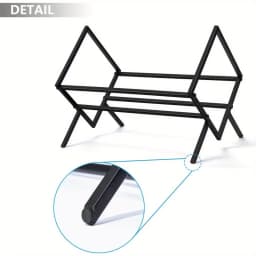 80 LPs Album Vinyl Record Storage Rack