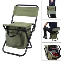Detachable Portable Folding Fishing Chair Moon Chair Outdoor Camping Chairs Beach for Fishing Hunting Camping Travel Seat Tools