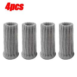 4/24Pcs Chair Legs Socks Knitted Furniture Feet Floor Protectors Anti-slip Pads Silent Thicken Table Chair Leg Socks Covers