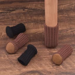 4/24Pcs Chair Legs Socks Knitted Furniture Feet Floor Protectors Anti-slip Pads Silent Thicken Table Chair Leg Socks Covers