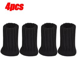 4/24Pcs Chair Legs Socks Knitted Furniture Feet Floor Protectors Anti-slip Pads Silent Thicken Table Chair Leg Socks Covers