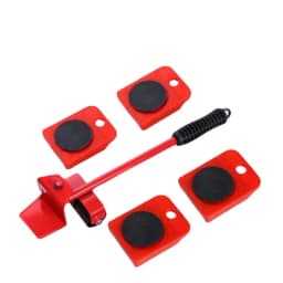 5Pcs/set Heavy Furniture Moving Transport Roller Set New Style Furniture Mover Roller Wheel Bar Removal Lifting Tool Suit
