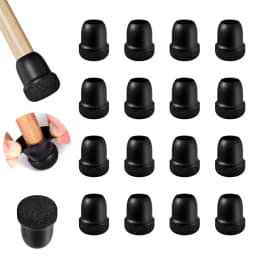 16PCS Silicone Chair Leg Floor Protectors with Wrapped Felt Sofa Table Feet Pads Non Slip Reduce Noise for Hardwood Floors
