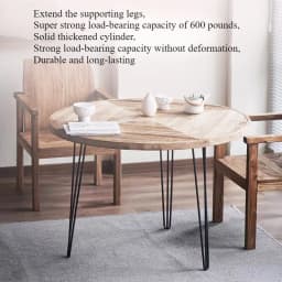 One Piece DIY Solid Table Legs Dining Table Feet Chair Legs Bar Wrought Iron Bracket Desk Feet High